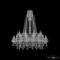 Подвесная люстра Bohemia Ivele Crystal 1411 1411/20+10/400/XL-130 Ni