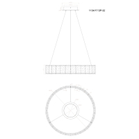 Подвесная люстра Divinare Teresa 1134/17 SP-32