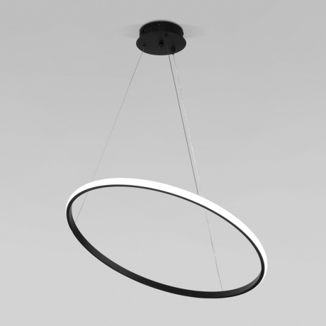 Подвесная люстра с пультом ДУ Eurosvet Collars 90264/1 черный 