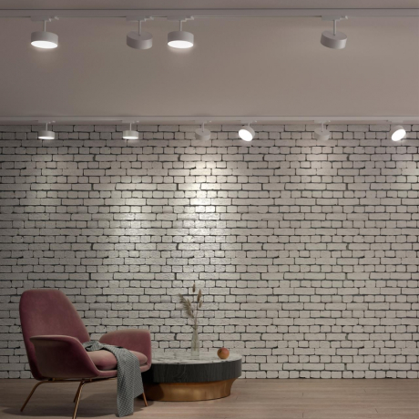 Трехфазный LED светильник 24W 4000К для трека Prometa Novotech 358758 