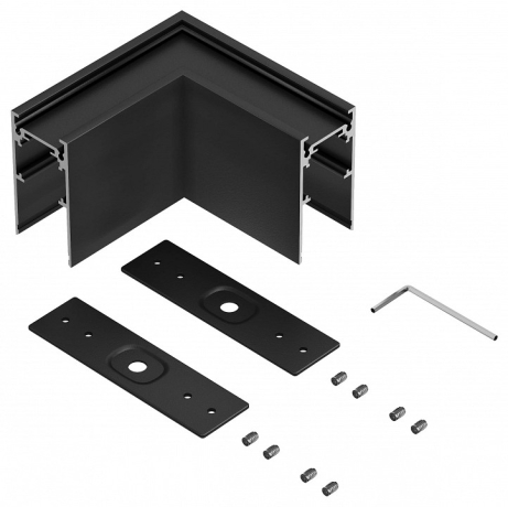 Соединитель угловой L-образный для треков накладных Hesby Lighting ElDeko HSBL_0053_1 