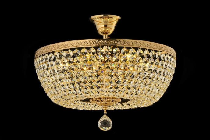 Люстра потолочная с лампочками Arti Lampadari Castellana E 1.3.40.501 G+Lamps 