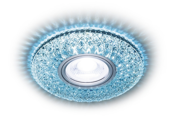 Встраиваемый светильник с LED подсветкой Ambrella light Light LED S333 BL/WH 