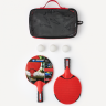 Нарушена упаковка!  <772248> Набор для настольного тенниса Outdoor Weatherproof, 2 ракетки, 3 мяча, чехол Donic ЦБ-00004524