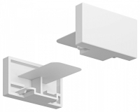 Заглушка для трека Denkirs DK Track White TR1107-WH