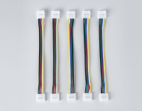 5шт. Соединитель гибкий двухсторонний для светодиодной ленты 5050 12/24V (6 конт.) 150 мм Ambrella light ILLUMINATION LED GS7851