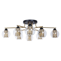 Нарушена упаковка! <648772> Потолочная люстра Arte Lamp Manchester A7045PL-8BK