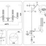 Подвесная люстра Ambrella Light High Light Modern LH55151 