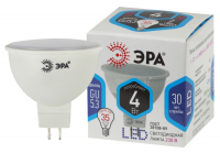 Лампа светодиодная ЭРА GU5.3 4W 2700K матовая LED MR16-4W-827-GU5.3 Б0017897