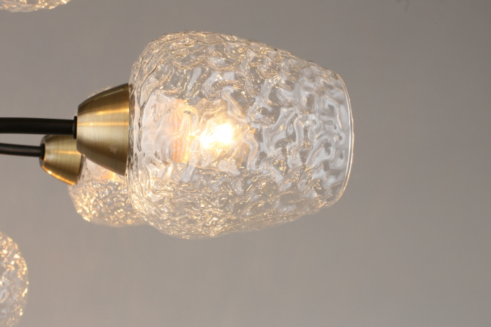 Люстра на штанге с лампочками Omnilux OML-67807-08+Lamps 