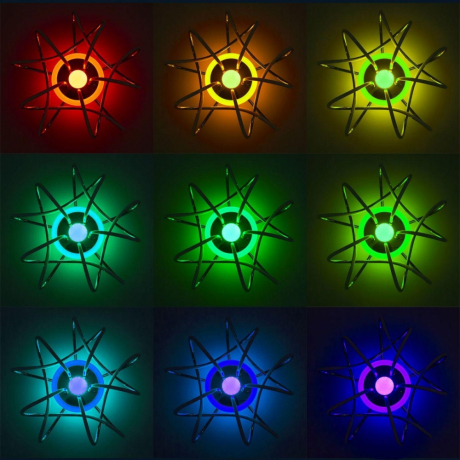 Потолочная светодиодная люстра с голосовым управлением Citilux Джемини Смарт CL229A151E 