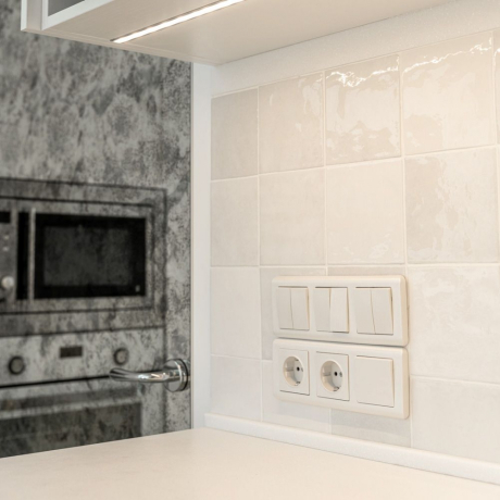 Клавиша для выключателя перекрестного (перламутровый рифленый) Werkel W1119013