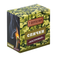 Нарушена упаковка!  <295477> Спички Костровые 90 мм, 10 шт. BoyScout 61028