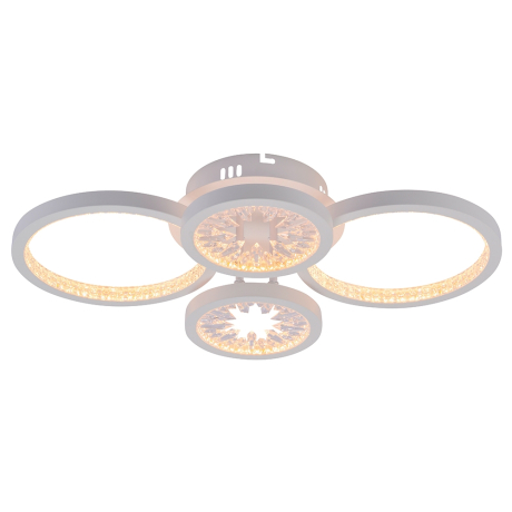 Потолочная диммируемая люстра с пультом ДУ Profit Light 6060/4 WHT 96W 