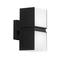 Уличный настенный светильник Arte lamp Belgrade A5193AL-2BK