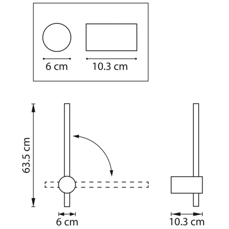 Светильник настенный Tubo Lightstar 748533 