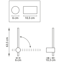 Светильник настенный Tubo Lightstar 748533