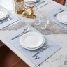 420142 Салфетка для сервировки декоративная (плейсмат) LAKANDAVA, L450, B300, H3, полиэстер, серый Eglo 