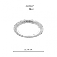 Настенно-потолочный светодиодный светильник Sonex Vendy Maron 7782/DL