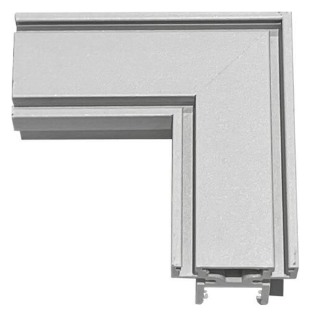 Соединитель угловой L-образный для треков встраиваемых Aployt Magnetic track 48 APL.0185.10.02 