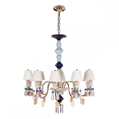 Подвесная люстра с плафонами из керамики Loft IT Grace 10203/10 Mult 