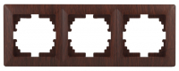 Рамка 3-постовая ЭРА Intro Solo венге 4-503-10 Б0043422