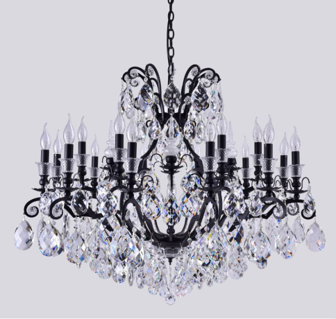 MAGNIFICO SP19 BLACK/TRANSPARENT Подвесная люстра CRYSTAL LUX MAGNIFICO 