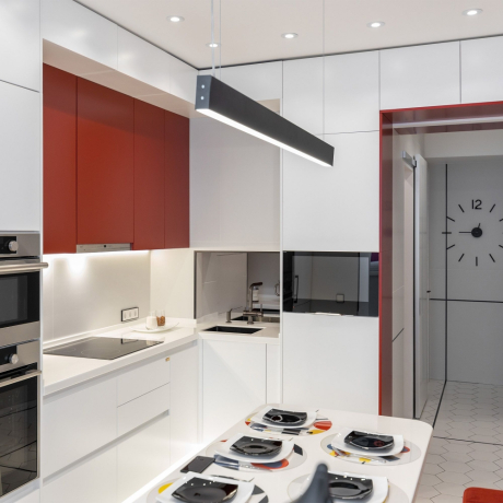 Линейный подвесной светильник Elektrostandard Grand LSG-01-1-8*103-6500-MSh (a042950)