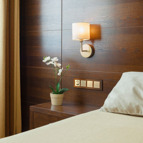 Розетка с заземлением (шампань) Werkel W1171011