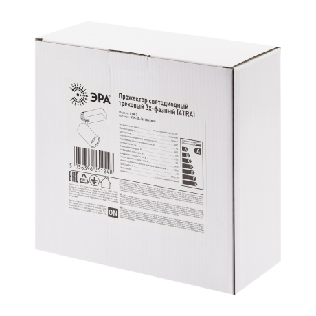 Трековый светодиодный светильник ЭРА SТR-30-36-30K-B20 Б0049778 