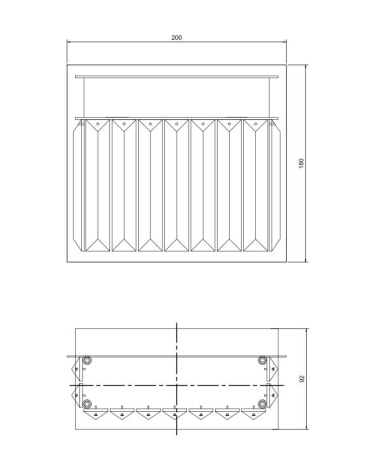 Светильник настенный Divinare Charlie 6817/02 AP-1 