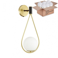 Бра с лампочкой Odeon Light Flari 4810/1W+Lamps E14 P45