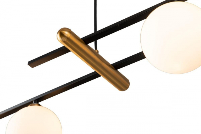 Подвесной светильник Indigo Opaco 11015/4P Black 