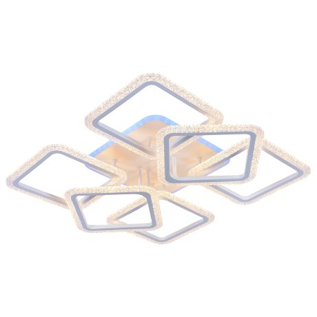 Светодиодная диммируемая люстра с ПДУ Profit Light 8015/4+2 WHT 