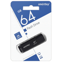 Набор из 2 шт, Флеш-диск 64 GB SMARTBUY Dock USB 3.0, черный, SB64GBDK-K3 (513065)