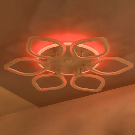 Светодиодная потолочная люстра Citilux Ромби Смарт RGB с голосовым управлением CL236A160E 