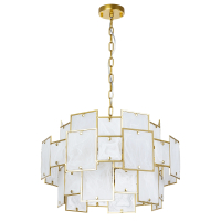 Подвесная люстра в гостиную с 12 LED лампами. Комплект от Lustrof №648749-709061