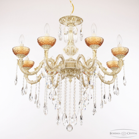 Люстра AL79101/8/250 B WMG P Amber/M-1F Bohemia Ivele Crystal 