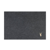 420145 Салфетка для сервировки декоративная (плейсмат) LAKANDAVA, L450, B300, H3, полиэстер, серый, золотой Eglo