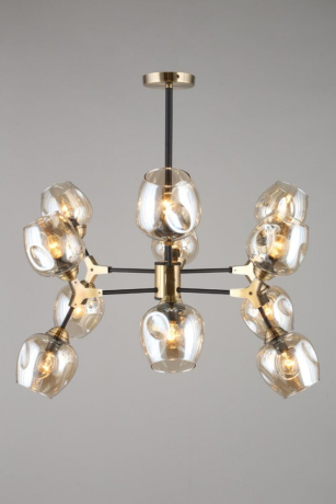 Люстра с поддержкой Алисы потолочная Omnilux OML-93407-12-A 