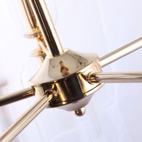 Подвесная люстра Arte Lamp CHARM A1623LM-10GO 