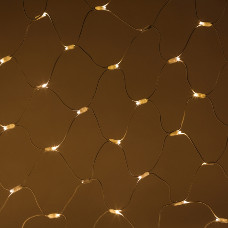 Гирлянда ЭРА ERAPS-SKW1 светодиодная новогодняя сеть 3x2 м тёплый белый свет 300 LED белый каучук Б0051896