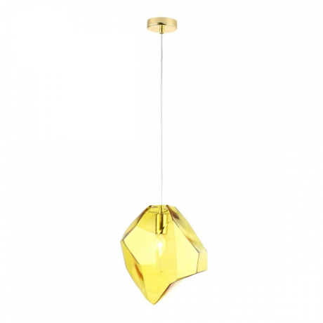Подвесной светильник Crystal Lux NUESTRO SP1 GOLD/AMBER 
