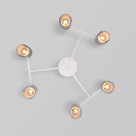 Люстра на штанге Eurosvet 70115/6 белый (a061528) 