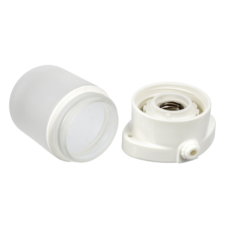 Нарушена упаковка! <296986> Светильник электрический для бани, керамический, влагозащищенный, термостойкий, 8,3х11х13,3 см ''Банные штучки'' 14501