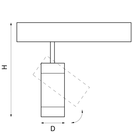 Однофазный LED светильник 7W 3000-6000К для трека Teta Lightstar 205017 