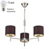 Подвесная люстра с лампочками Velante 291-123-03+Lamps E27 P45 