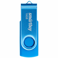 Набор из 3 шт, Флеш-диск 16 GB SMARTBUY Twist USB 2.0, синий, SB016GB2TWB (513906)