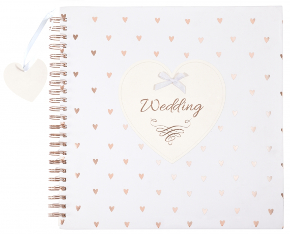 Нарушена упаковка! <165818> Q4108449M Фотоальбомы Innova Q4108449M Фотоальбом 200 фото 10*15 " Свадебный - блестки", кармашки Б0032015