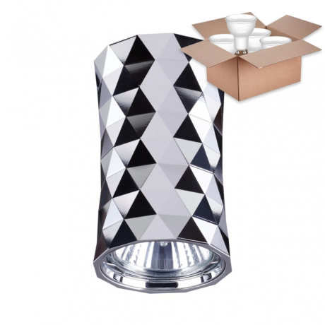 Накладной светильник с лампочкой Odeon Light Ad Astrum 4288/1C+Lamps Gu10 